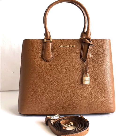 MICHAEL KORS ADELE SATCHEL BAG - Picture 4 of 8